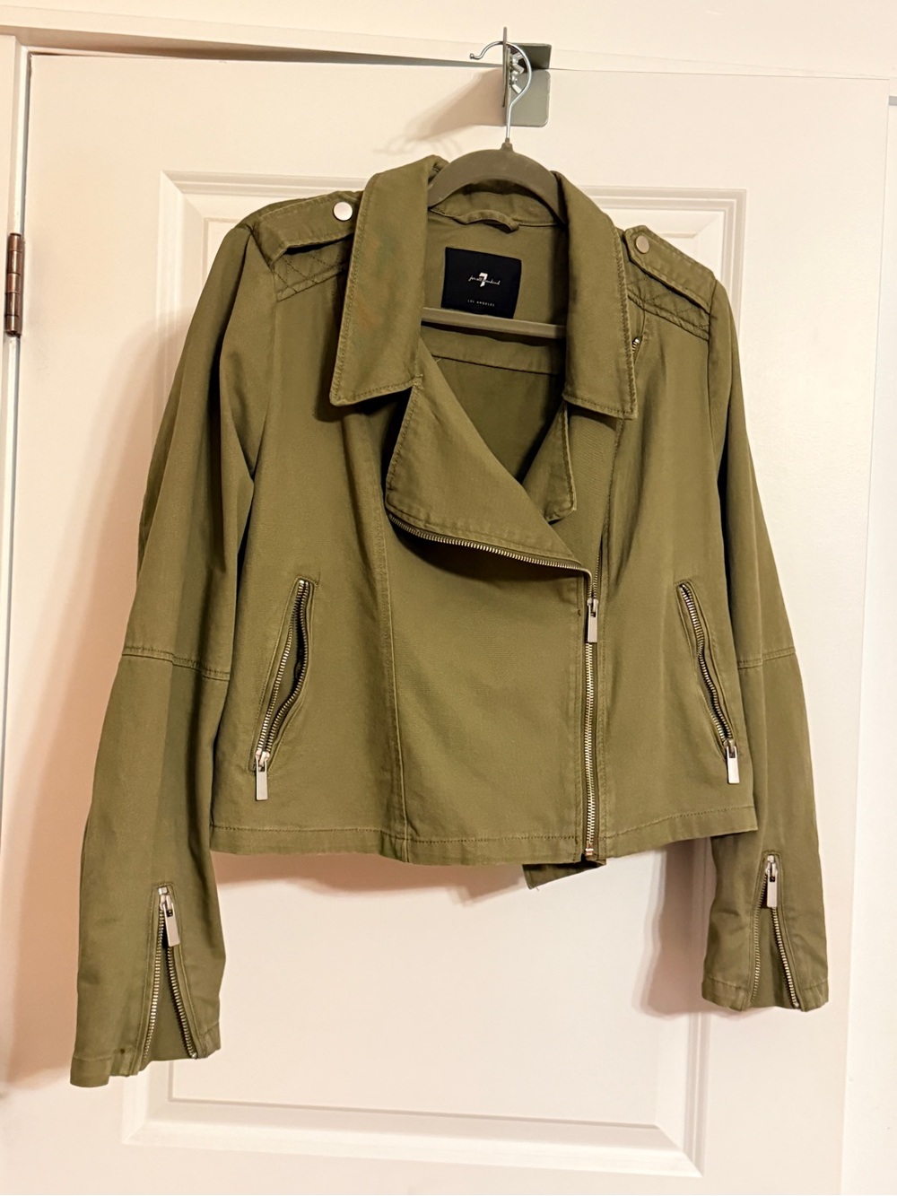 7 For All Mankind Women's moto jacket